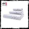 High quality decorative cotton bath towels set with high quality